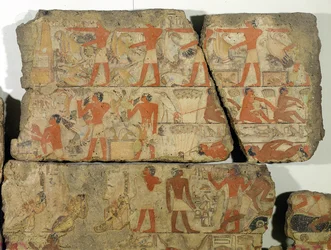Målningar från Metjetjis grav i Saqqara, Gamla riket
